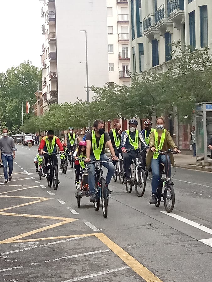 Estella celebró su I Día de la Movilidad en Bicicleta