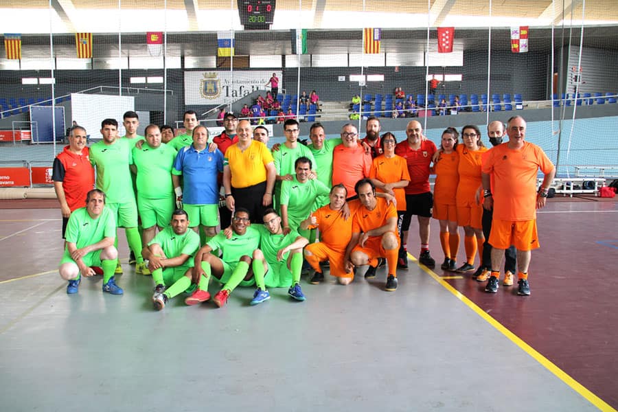 Trabajadores del centro de Tasubinsa de Villatuerta participaron en la competición ‘Mi capacidad también es el deporte’
