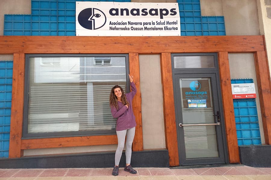 ENTREVISTA. LEIRE ALCALÁ ARAMENDÍA. Responsable de la delegación de Anasaps en Estella. “Las personas con enfermedad mental necesitan, sobre todo, apoyo y escucha”