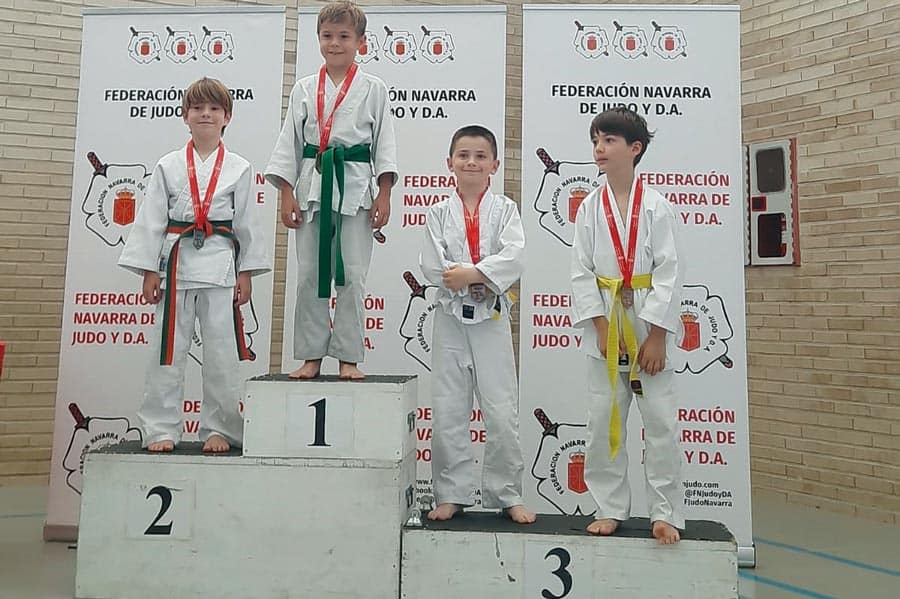 Participación en el Campeonato de España  y en el Campeonato de Navarra de Judo